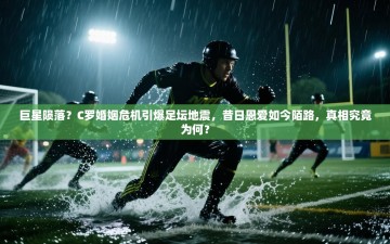 巨星陨落？C罗婚姻危机引爆足坛地震，昔日恩爱如今陌路，真相究竟为何？